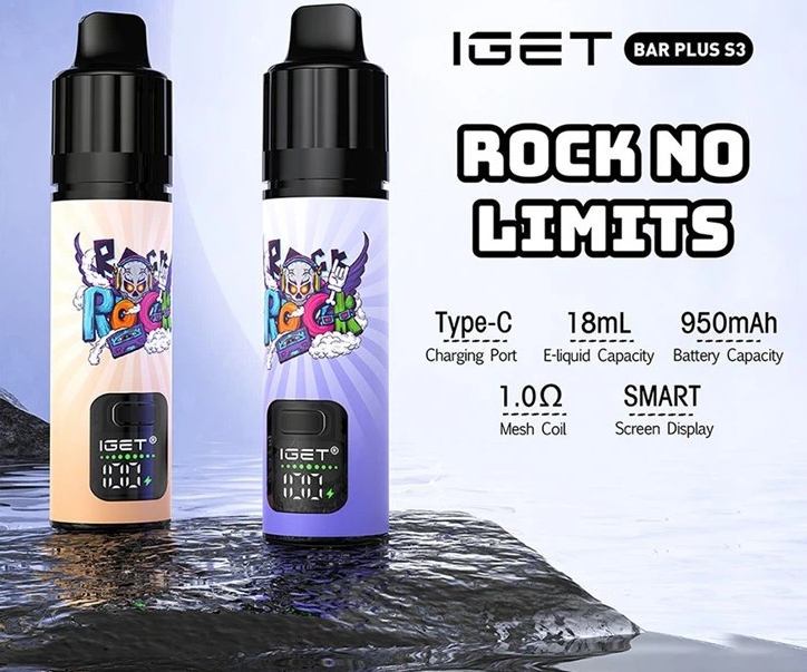 IGET BAR PLUS S3 POD 10000 Puffs Vape: Моћ Боравине са Освежавајућим Додиром! Твој Стилски Сапутник у Свету Пара